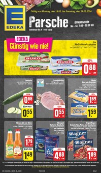 Aktueller EDEKA Prospekt "Wir lieben Lebensmittel!" Seite 1 von 24 Seiten für Leipzig