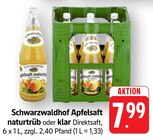Apfelsaft naturtrüb im Angebot bei EDEKA in Bensheim Apfelsaft naturtrüb Angebote von Schwarzwaldhof bei EDEKA Bensheim für 7,99 €