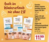 Sonnenschutz im Rossmann Prospekt Invisible Serum Super UV 50+ von Garnier Ambre Solaire im aktuellen Rossmann Prospekt für 11,99 €