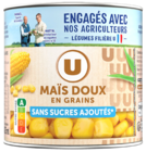 Maïs doux en grains sans sucres ajoutés à Super U dans Montenay Maïs doux en grains sans sucres ajoutés à Super U dans Montenay