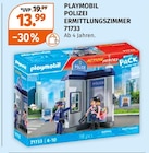 Polizei Ermittlungszimmer von Playmobil im aktuellen Müller Prospekt für 13,99 €