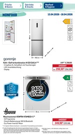 Kühl-Gefrierkombi Angebote im Prospekt "Wochenangebote" von METRO auf Seite 47