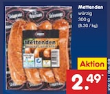 Aktuelle Hackfleisch Angebote bei Netto Marken-Discount in Paderborn Aktuelles Mettenden Angebot bei Netto Marken-Discount in Paderborn ab 2,49 €