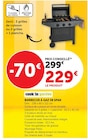 Barbecue à gaz 38 SPAK - COOK IM GARDEN en promo chez Hyper U Pertuis à 229,00 €