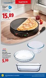 Verre Angebote im Prospekt "Plus de 55 produits bio dans l'assiette, ça vaut le coup." von Lidl auf Seite 34