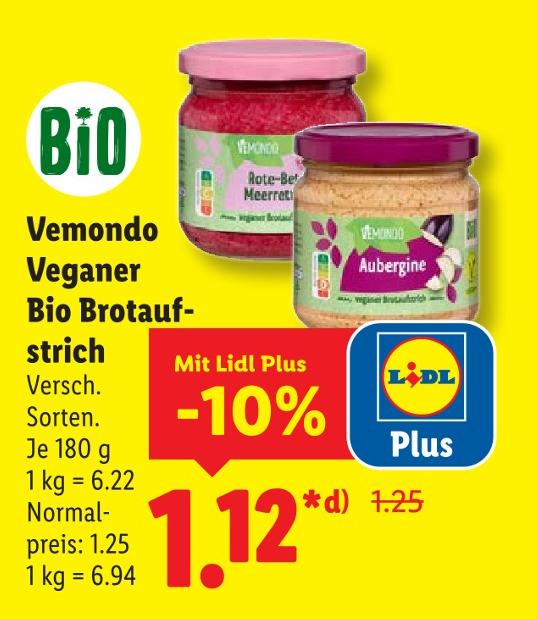 Veganer Bio Brotaufstrich Rote-Bete Meerrettich