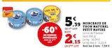 Promo Morceaux de thon naturel à 2,15 € dans le catalogue Super U à Langeac