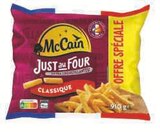 Frites surgelées Just au Four - MC CAIN - Super U à Tarbes Frites surgelées Just au Four - MC CAIN en promo chez Super U Tarbes à 5,80 €