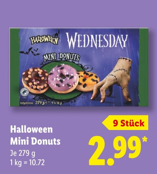 Halloween Mini Donuts