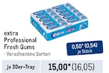 Professional Fresh Gums von extra im aktuellen Metro Prospekt für 16,05 €