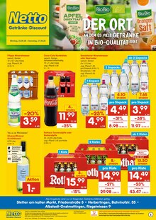 Coca Cola im aktuellen Netto Marken-Discount Prospekt (Albstadt) Coca Cola im Netto Marken-Discount Prospekt "DER ORT, AN DEM DU IMMER AUSGEZEICHNETE PREISE FINDEST." mit 2 Seiten (Albstadt)