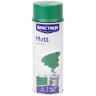 Peinture en aérosol Spectrum Vert mat - Action - Action Peinture en aérosol Spectrum Vert mat - Action à 2,28 € dans le catalogue Action
