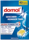Geschirr-Reiniger Tabs Ultra Power von Domol im aktuellen Rossmann Prospekt für 3,16 €