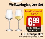 Weißweinglas Angebote bei REWE Duisburg für 6,99 €