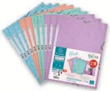 10 chemises à élastiques 3 rabats - Exacompta en promo chez Super U Carcassonne à 3,49 €