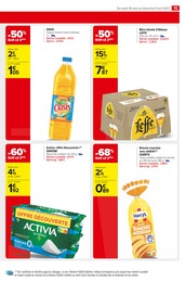 Prix et réduction Bière blonde dans le prospectus Carrefour Market en cours Offre Bière blonde dans le catalogue Carrefour Market du moment à la page 15