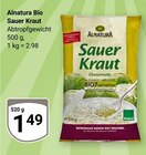Aktuelles Bio Sauerkraut Angebot bei GLOBUS in Mannheim ab 1,49 €