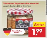Netto Marken-Discount Stockheim - Bayerische Bauernwurst Angebot im Prospekt Bayerische Bauernwurst bei Netto Marken-Discount im Stockheim Prospekt für 1,99 €