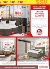 Aktueller Möbelzentrum Pforzheim Prospekt mit Bett, "SSV FINALE", Seite 13