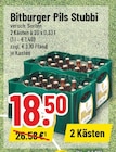 Aktuelle Bitburger Angebote bei Trinkgut in Duisburg Aktuelles Pils Stubbi Angebot bei Trinkgut in Duisburg ab 18,50 €