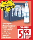 Mineralwasser von Spreequell für 5,99 € bei EDEKA im Angebot Mineralwasser von Spreequell im aktuellen EDEKA Prospekt