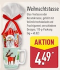 Weihnachtstasse  im aktuellen ALDI Nord Prospekt für 4,49 €