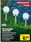 LED-Solarkugel "Marla Mini" im Hagebaumarkt Prospekt LED-Solarkugel "Marla Mini" von CASAYA im aktuellen Hagebaumarkt Prospekt für 6,99 €