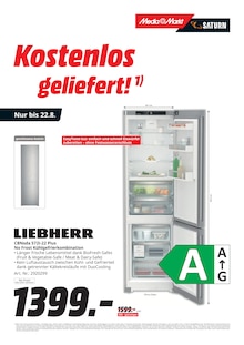 Kühlschrank im aktuellen MediaMarkt Saturn Prospekt (Heilbronn) Kühlschrank im MediaMarkt Saturn Prospekt "LET'S GO! DEALS" mit 18 Seiten (Heilbronn)