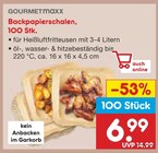 Lebensmittelaufbewahrung im Netto Marken-Discount Prospekt Backpapierschalen von GOURMETmaxx im aktuellen Netto Marken-Discount Prospekt für 6,99 €
