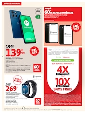 Promos Téléphone Portable dans le catalogue "SOLDES & BONS PLANS" de Auchan Hypermarché Téléphone Portable en promo dans le catalogue Auchan Hypermarché à la page 2