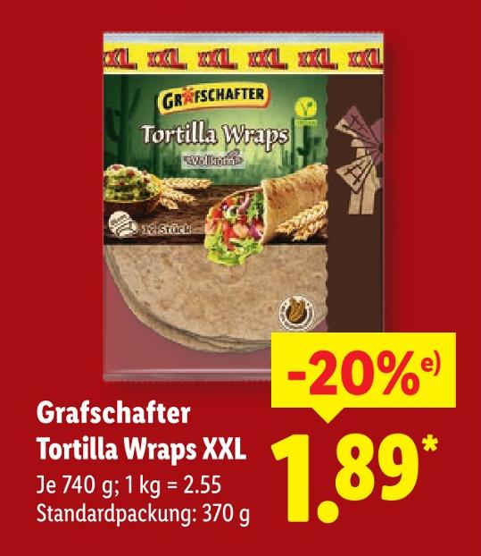 Tortilla Wraps XXL