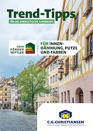 C.G. Christiansen Prospekt "Trend-Tipps FÜR DIE ENERGETISCHE SANIERUNG" für Alkersum, 11 Seiten, 01.11.2024 - 10.11.2024