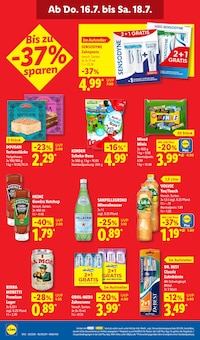 Wasser im aktuellen Lidl Prospekt (Cottbus) Wasser im Lidl Prospekt "LIDL LOHNT SICH" mit 72 Seiten (Cottbus)