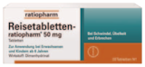 LINDA Löffingen - Reisetabletten-ratiopharm Angebot im Prospekt Reisetabletten-ratiopharm bei LINDA im Löffingen Prospekt für 4,00 €