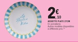 Assiette plate 27cm en promo chez E.Leclerc Assiette plate 27cm dans le catalogue E.Leclerc