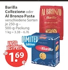 Collezione oder Al Bronzo Pasta im V-Markt Prospekt Collezione oder Al Bronzo Pasta von Barilla im aktuellen V-Markt Prospekt für 1,69 €
