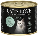 Katzennahrung im Angebot bei REWE in Ansbach Katzennahrung Angebote von Cat's Love bei REWE Ansbach für 0,99 €