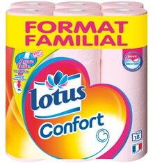Soins corporels - Lotus dans le catalogue Carrefour Market Papier toilette confort aquatube - Lotus à 7,18 € en promo chez Carrefour Market