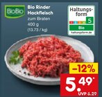 Bio Rinder Hackfleisch im Angebot bei Netto Marken-Discount in Neuwied Bio Rinder Hackfleisch Angebote von BioBio bei Netto Marken-Discount Neuwied für 5,49 €
