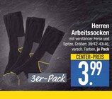 Herren Arbeitssocken Angebote bei E center Augsburg für 3,99 €