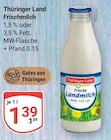 Frischmilch 1,5 % Fett im Angebot bei GLOBUS in Leipzig Frischmilch 1,5 % Fett Angebote von Thüringer Land bei GLOBUS Leipzig für 1,39 €