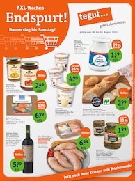 Supermarkt Prospekt von tegut Weinstadt tegut Prospekt: "tegut… gute Lebensmittel", 23 Seiten, 25.08.2025 - 30.08.2025