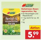 Herbstrasen-Rasenregeneration 1 kg im Angebot bei Netto Marken-Discount in Magdeburg Herbstrasen-Rasenregeneration 1 kg Angebote bei Netto Marken-Discount Magdeburg für 5,99 €