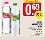 Wasser mit Frucht Angebote von Vitrex bei WEZ Löhne für 0,69 €