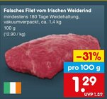 Aktuelle Rindfleisch Angebote bei Netto Marken-Discount in Bochum Aktuelles Falsches Filet vom Irischen Weiderind Angebot bei Netto Marken-Discount in Bochum ab 1,29 €