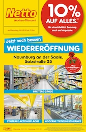 Netto Marken-Discount Prospekt für Naumburg: "Wiedereröffnung - 10% auf ALLES", 4 Seiten, 09.12.2025 - 13.12.2025