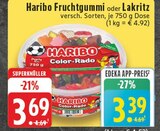 Fruchtgummi oder Lakritz Angebote von Haribo bei E center Dinslaken für 3,39 €