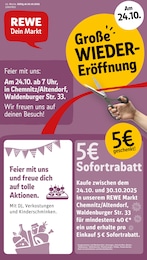 REWE Prospekt für Chemnitz mit 38 Seiten REWE Prospekt "Dein Markt" für Chemnitz, 38 Seiten, 20.10.2025 - 25.10.2025