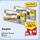 Aktuelles Alkaline Power Mignon AA Angebot bei combi in Bielefeld ab 1,99 €