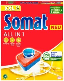 Reinigungsmittel von Somat im aktuellen REWE Prospekt für €7.99
